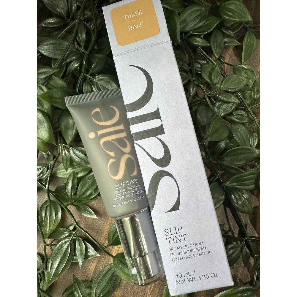Saie Slip Tint SPF 35 Sunscreen Tinted Moisturizer - THREE + HALF 3.5 - BNIB
